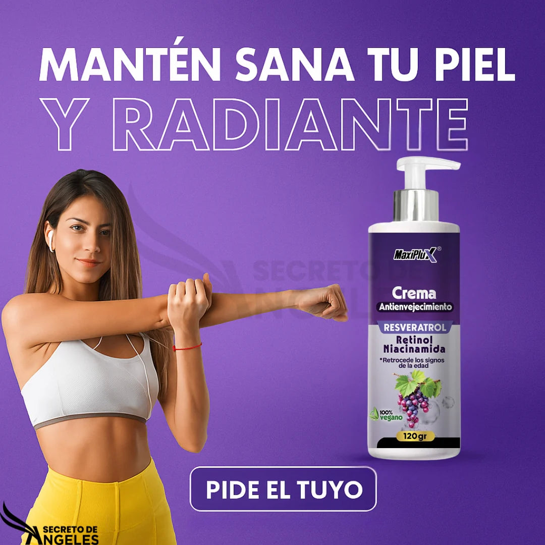 CREMA RESVERATROL + ACEITE REJUVENECEDOR GRATIS🎁
