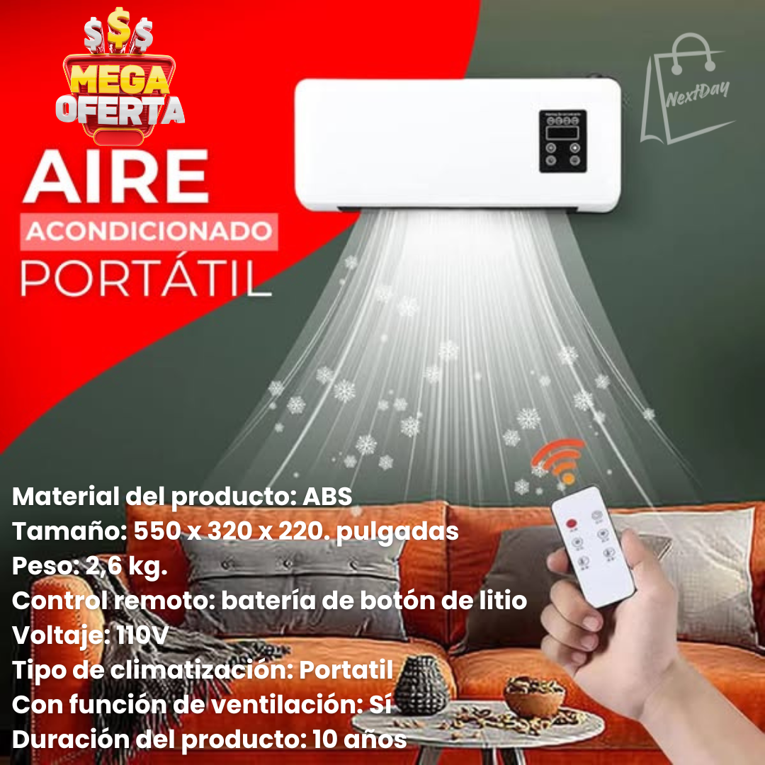 AIRE ACONDICIONADO 2 EN 1 (AIRE-CALEFACCION)