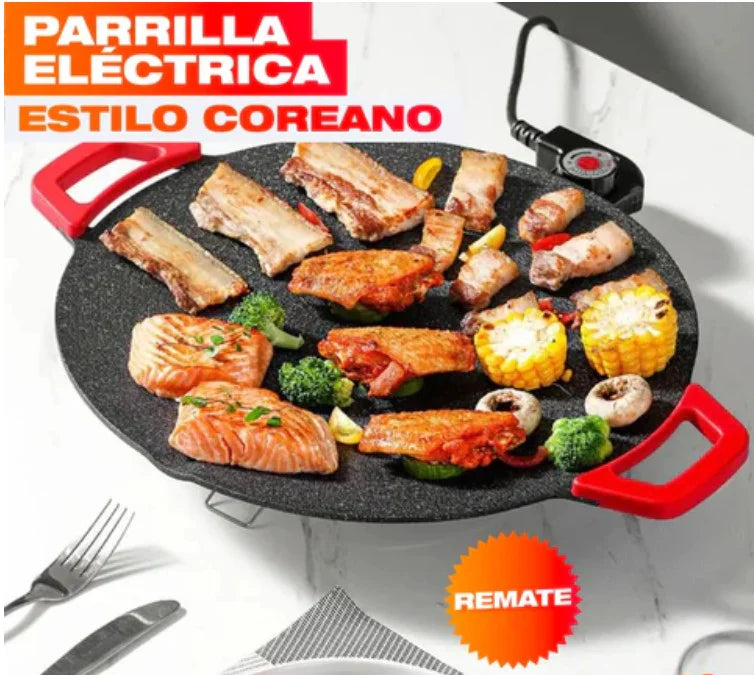 🍳 Sartén Multiuso Eléctrica – Cocina todo en minutos🔥