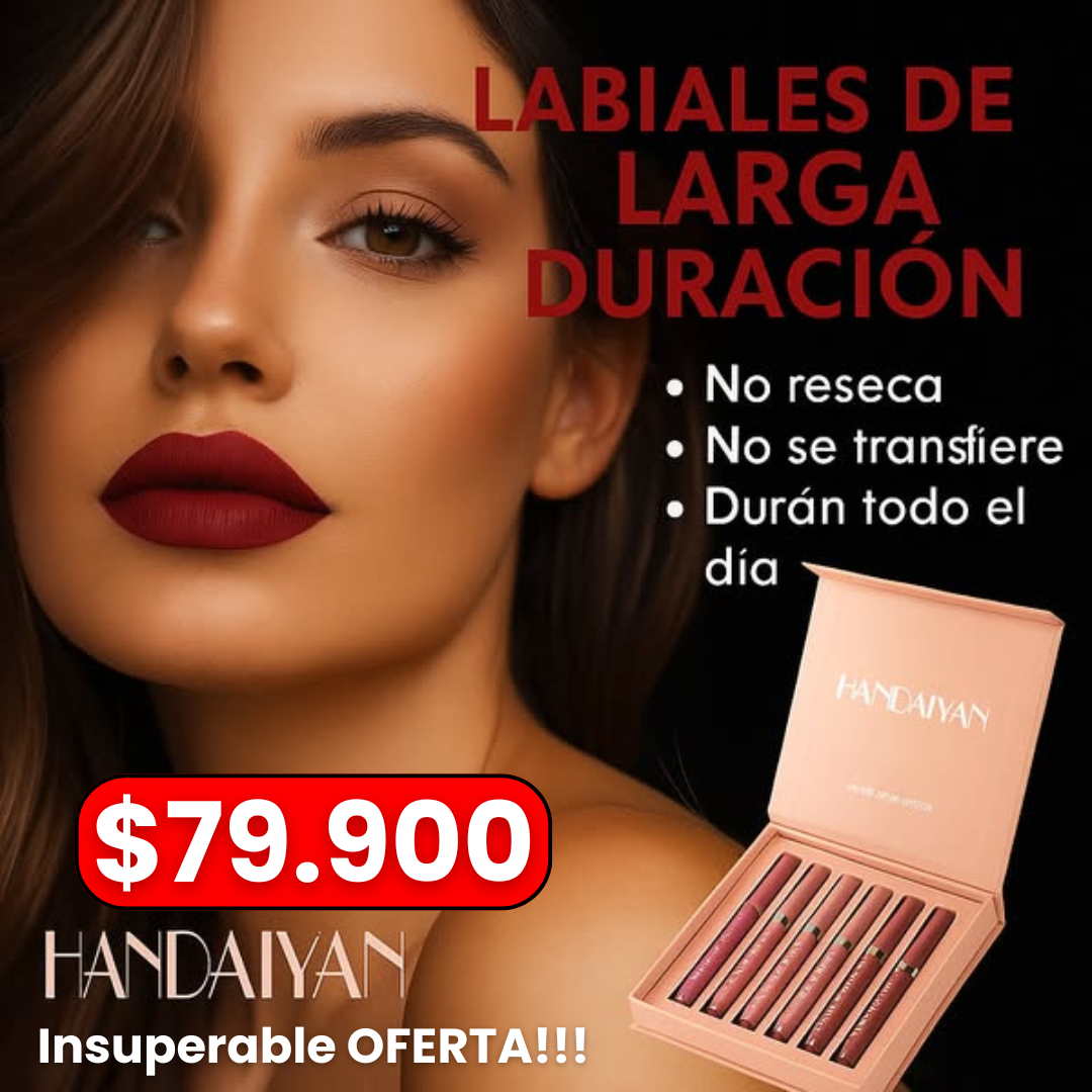 SET LABIALES x6 HANDAIYAN