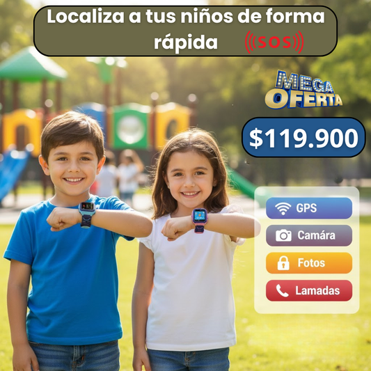 👧🏻SMARTWATCH Para Niños: KidsProtect®👦🏻