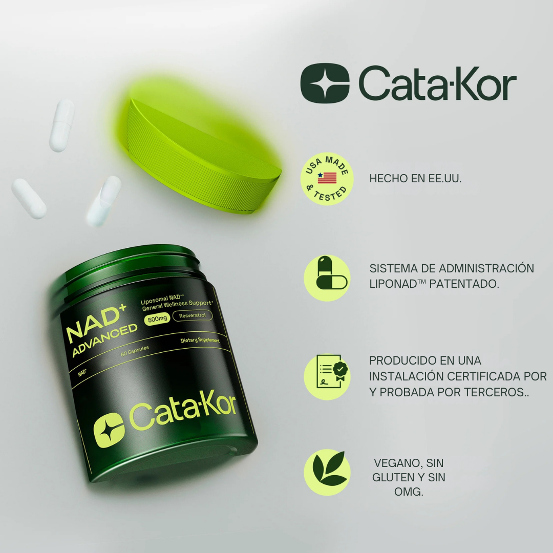 Cata-Kor NAD+ Ultimate con resveratrol